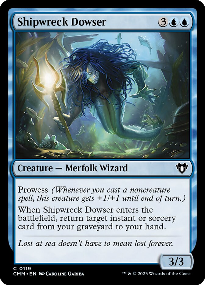 MTG Magic the Gathering Shipwreck Dowser (119/1173) Commander Masters LP