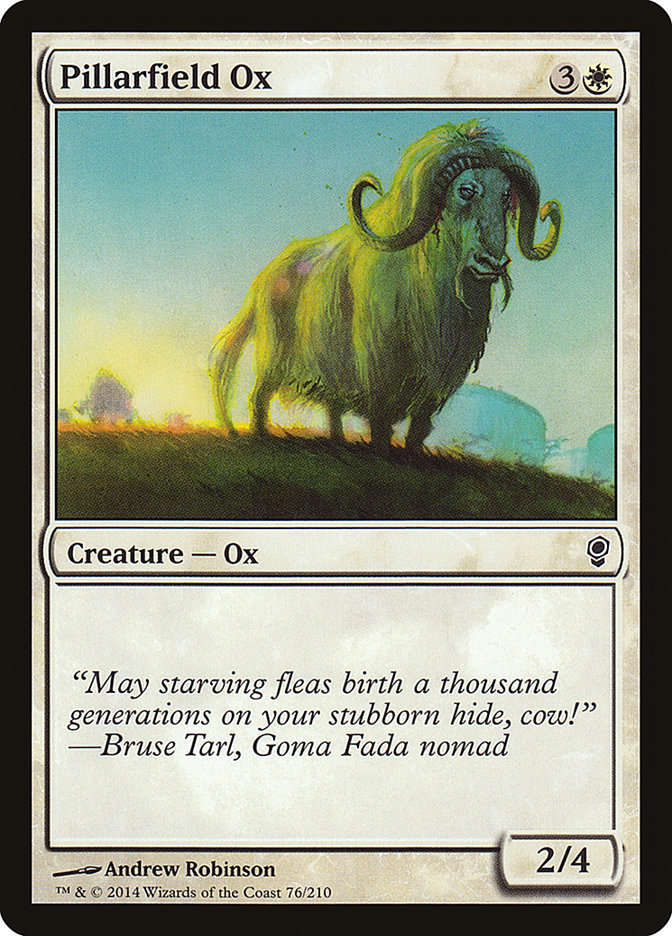 mtg ox cards // Human Soldier Double-Sided Token [Wilds of Eldraine Commander To Art by Lie Setiawan. Ox Drover