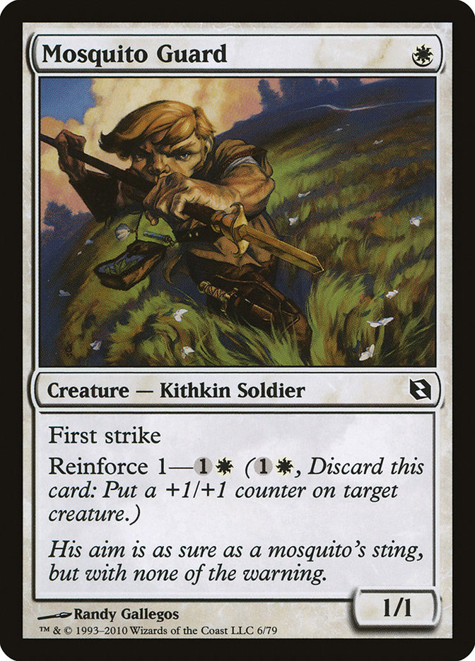MTG Magic the Gathering Mosquito Guard (6/80) DD Elspeth vs. Tezzeret LP |  eBay
