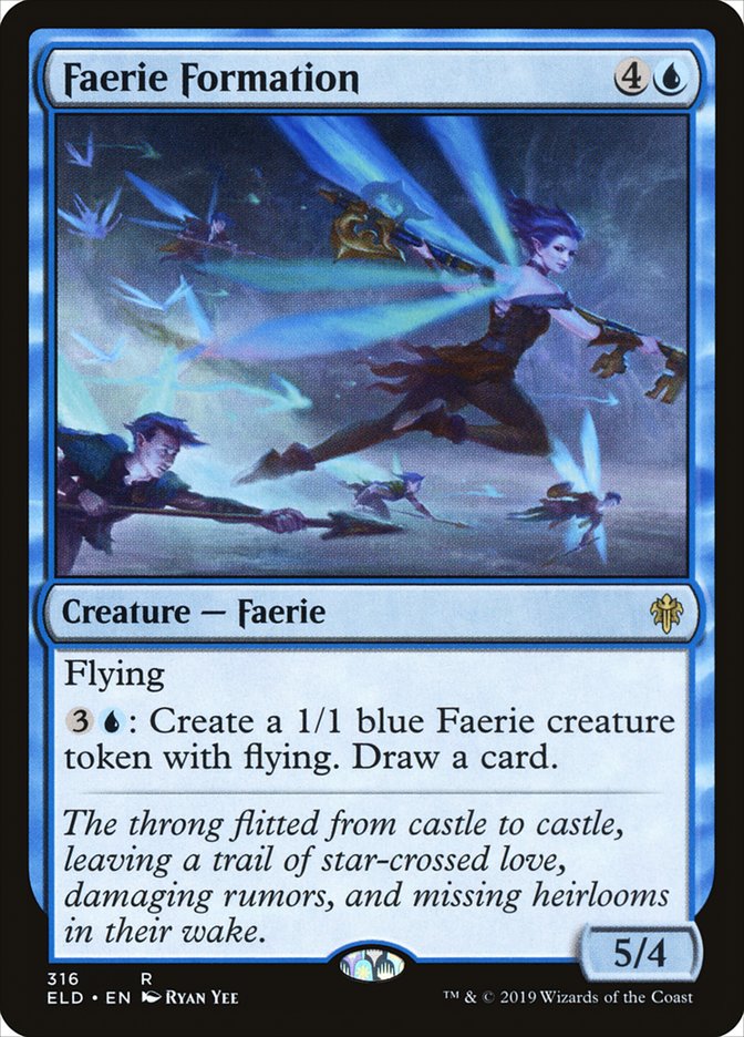 mtg best faerie cards MTG Magic the Gathering Faerie Formation (316/533) Throne of Eldraine LP