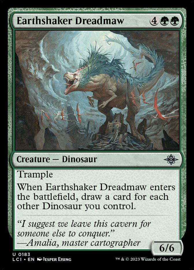 MTG Earthshaker Dreadmaw (183/535) The Lost Caverns of Ixalan LP