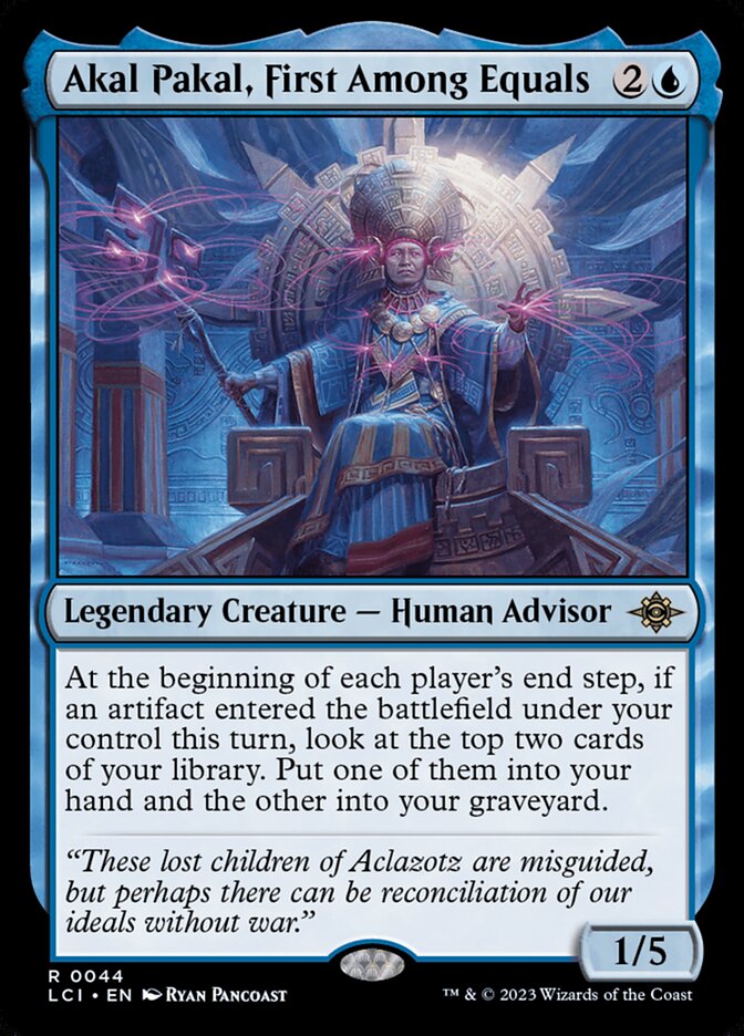 MTG Akal Pakal, First Among Equals (44/535) The Lost Caverns of Ixalan LP |  eBay