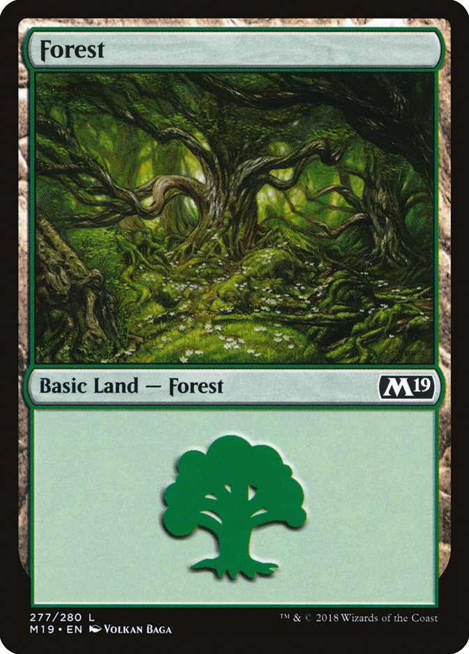 MTG Magic the Gathering Forest (277/339) Core Set 2019 LP | eBay MTG Magic the Gathering Forest (277/339) Core Set 2019 LP | eBay