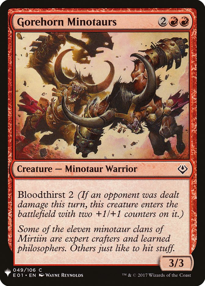mtg minotaur cards Minotaur Token (2/3) by Liz Danforth main image 1