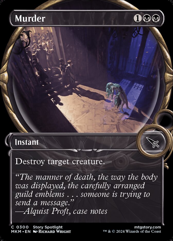 MTG Magic the Gathering Murder (300/462) Murders at Karlov Manor NM MTG Magic the Gathering Murder (300/462) Murders at Karlov Manor NM