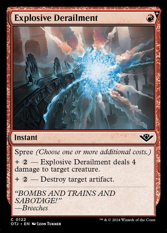 MTG Explosive Derailment (122/440) Outlaws of Thunder Junction NM | eBay