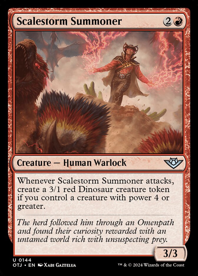 MTG Scalestorm Summoner (144/441) Outlaws of Thunder Junction NM | eBay