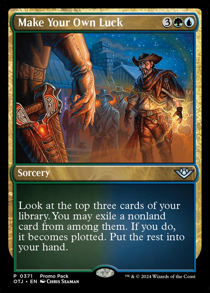 mtg make your own card How to Proxies for Magic: The Gathering You may exile a nonland card from among them Make Your Own Luck (Promo  (You may cast it as a sorcery on a later turn without paying its mana cost.) It's easy to make your