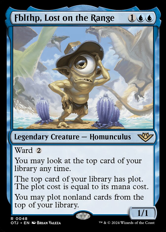 Magic the Gathering Outlaws of Thunder Junction Rare Fblthp, Lost on the Range #48