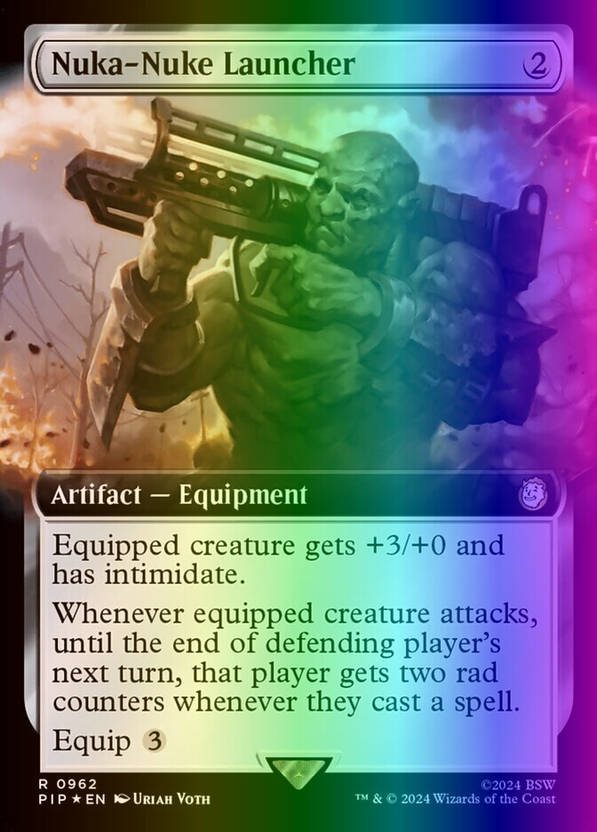 Magic Nuke MTG Magic the Gathering Nuka-Nuke Launcher (962/1102) Fallout NM FOLIE ...