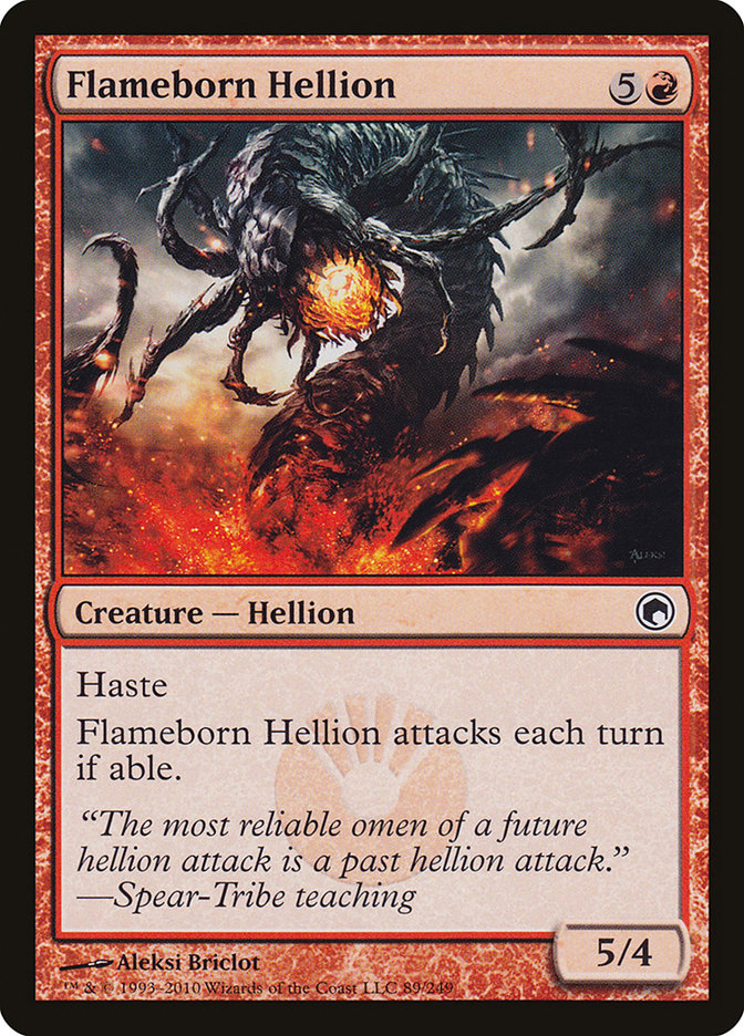MTG Magic the Gathering Flameborn Hellion (89/259) Scars of