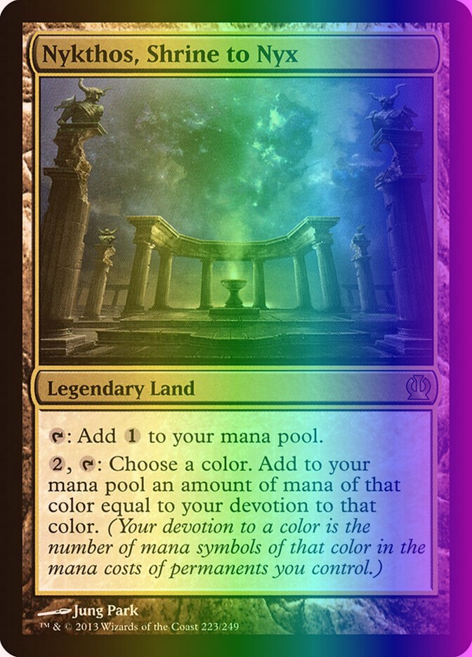 ニクスの祭殿、ニクソス foil 英)【Foil】ニクスの祭殿、ニクソス / Nykthos, Shrine to Nyx
