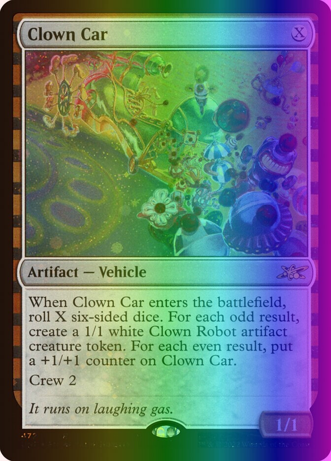 MTG Magic the Gathering Clown Car (472/689) Unfinity LP FOIL | eBay