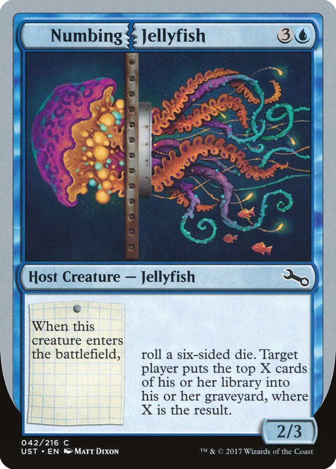 MTG Magic the Gathering Numbing Jellyfish (42/288) Unstable LP | eBay