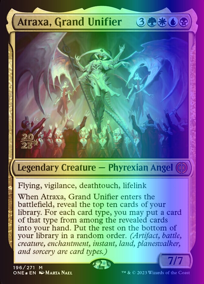MTG Atraxa, Grand Unifier (196s/160) Phyrexia All Will Be One