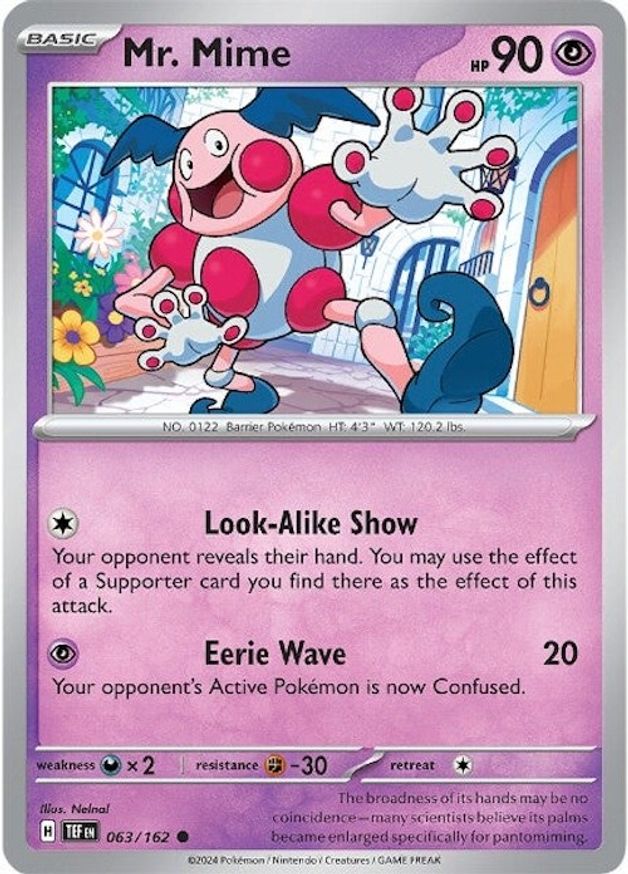 mime様　リクエスト Pokemon Mr. Mime (63/224) Temporal Forces LP | eBay