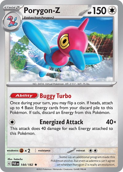 Pokemon Porygon-Z (144/281) Paradox Rift LP REVERSE HOLO | eBay