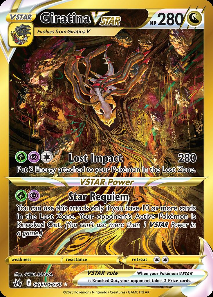 Pokemon Giratina VSTAR (GG69/70) Crown Zenith Galarian