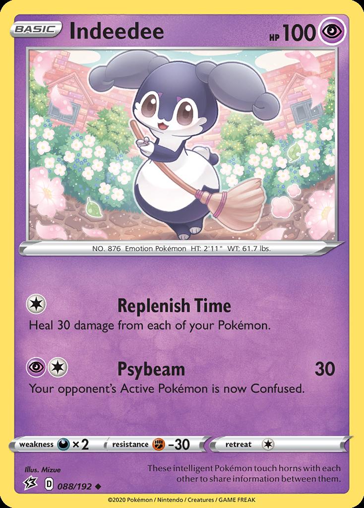 Pokemon Indeedee (88/236) Rebel Clash LP REVERSE HOLO | eBay